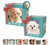 Upgrade AI Robotic Dog for Adults, Dog Realistic Robot Puppy, Interactive Plush Pup Sparks Curiosity, with Walking, Barking & Tail Wagging, Interactive Lifelike Pet for Kids & Adults (A+B#)