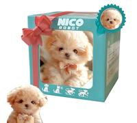 Upgrade AI Robotic Dog, New Realistic Robot Puppy That Acts Like a Real Puppy - Walking, Barking, Tail Wagging, Sitting & Running, Electronic Pet Gift with Gift Box