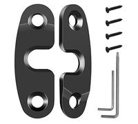 Upgrade Aluminum Alloy Sun Visor Repair Kit Heavy Duty Visor Mounting Clips Compatible with Jeep Wrangler JK JKU 2018/ Wrangler JL JLU 2018-2023/ Gladiator JT 2020-2023