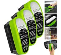 Upgrade Automotive Oil Film Cleaning Brush, 2025 New 2.0 Green Oil Film Wipe, Glass Cleaning Board for Windshield, Glass Oil Film Remover, Remove & Prevent Rain and Fog Cleaning Glass Brush (3)