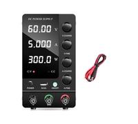 Upgrade Battery Charging Adjustable DC Power Supply Optional Output Switch USB Type-C Quick Charging 30V 10A 60V 120V High Stability(SPS-C605 60V5A)