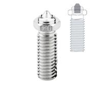 Upgrade Bimetal My Nozzle 0.4 Hardened Steel Plated Copper Compatible with Volcano Heater Block hotend Genius Pro Sidewinder SW X1 X2 FLSUN SR AC Vyper Kobra Max/Plus, Kobra 2 3D Printer