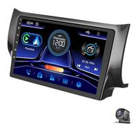 Upgrade Car Radio for Ni-ssan sentra 2013-2017 10.1 Inch Touchscreen Wireless Carplay Android Auto WiFi Bluetooth Mirror Link Steering Wheel Control FM Stereo Split Screen GPS Navig(Color:4CORE 2+64G)