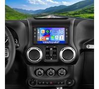 Upgrade Car Stereo for Durango Avenger 2009-2011 Radio with Carplay Android Auto with 7 inch Touchscreen Bluetooth EQ FM GPS Navigation WiFi Mirror Link SWC Backup Camera Mic, 2+32G