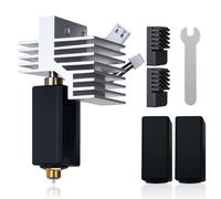 Upgrade Centauri Carbon Ceramic Hotend,High Temp Extruder Print Head Replacement with 0.4mm Brass-Hardened Steel Nozzle and Silicone Cover Compatible with ELEGOO Centauri Carbon 3D Printer