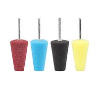 Upgrade Cone Shaped Buffing Pads - Drill Buffing Sponge Pads Kit - Metal Polishing Tool Cone Foam Pad Polisher Buffer Sponge Ball for Automotive Car Wheels Hub Care