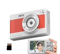 Upgrade Digital Camera,FHD 1080P Camera,Full High Definition 56 Million Pixels Camera with 16x Zoom Anti Shake,AF autofocus,with 32GB TF Card,Portable Cameras Small Camera for Teens Boys Girls