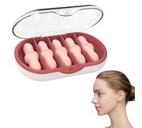 Upgrade Ear Plugs, Ear Plugs for Sleeping, Noise Reduction Earplugs with Storage Box, Reusable Soft Foam Ear Plugs for Sleep, Snoring, Travel, Study, Work (Pink 10 Pack)