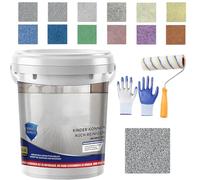 Upgrade Epoxy Coloured Sand Floor Paint, Louis Forest Epoxy Floor Paint for concrete, High Gloss Marble Effect Epoxy Floors Coating Self Leveling for Basement, Wood Floors, Garage, Outdoor (1kg