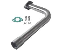 Upgrade Exhaust Pipe With Female Threaded For Predator 212cc 196cc Go Kart& Mini Bike, For Coleman Powersports CT200U,CT200U-EX,BT200X, For Honda GX160,GX200