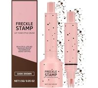Upgrade Faux Freckle Stamp Pen,Natural-Looking,Waterproof,Long-Lasting & Quick Dry, Long Lasting for Skin Beauty Women Girl, Face Freckle Makeup (Dark brown)