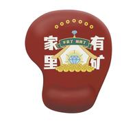 Upgrade Funny Cartoon Prints Mouse Pad, Ergonomic Wrist Support Cute Design Mouse Pad with Non-Slip Base for Office, Home, Gaming, Laptop, Computer (G)