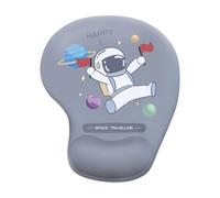 Upgrade Funny Cartoon Prints Mouse Pad, Ergonomic Wrist Support Cute Design Mouse Pad with Non-Slip Base for Office, Home, Gaming, Laptop, Computer (D)