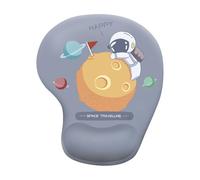 Upgrade Funny Cartoon Prints Mouse Pad, Ergonomic Wrist Support Cute Design Mouse Pad with Non-Slip Base for Office, Home, Gaming, Laptop, Computer (A)