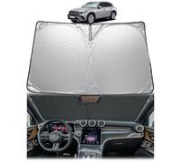 [Upgrade] GAFAT Compatible with Mercedes Benz GLC X254 2023-2025 2026/ X253 2016-2022 Sunshade Sun Protector Front Windscreen Inside, Benz GLC Accessories, Parasol Sun Visor, UV Protection, UPF 50+
