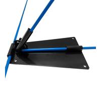 Upgrade Golf Club Swing Impact Plate Trapez Alignment Stick Rods Base for Irons Oversized Hitting, Golf Club Face Stickers Training Aids for Golfer Swing Practice (Black Golf Swing Plate)