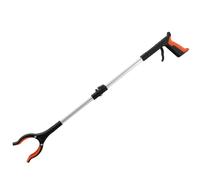 Upgrade Grabber Reacher Tool, 32" Foldable Picker Upper Grabber, Reaching Tool for Trash Claw Pick Up Stick, Litter Picker, Arm Extension (Orange)