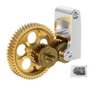 Upgrade Hardened Steel Extruder Gear Assembly For Bam-bu Lab X1/X1C/P1P/P1S 3D Printer All MetalRNCNano-Coated Hardened Steel Gear(Upgrade All Metal,1pcs)