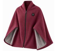 Upgrade Heated Shawl Wraps for Women, USB Cordless Wearable Heated Blanket | Soft double knit textile,indoor outdoor travel use,one-button 3 heat settings,zip hands-free 150×80cm portable cordless heate