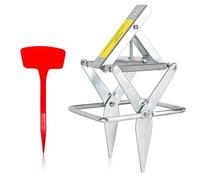 Upgrade Heavy Duty Scissor Mole Trap for Lawns Galvanized Steel Reusable Mole Traps That Work Best for Gopher Killer Easy One-Step Setup