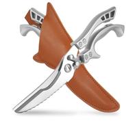 Upgrade Heavy Duty Stainless Steel Kitchen Scissors,Multipurpose Ultra Sharp Utility Scissors, Professional Poultry Shears for Bone, Chicken, Meat, Fish, Turkey,Vegetables,Barbecue Scissors.