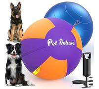 Upgrade Herding Ball for Dogs,25" Herding Ball for Australian Shepherd Collie,Border Collies,Cattle & Medium to Large Breeds,Fast-Inflating Pump,Durable & Waterproof Cover,Large Dog Toys Outdoor Play