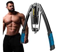 Upgrade Hydraulic Power Twister, Adjustable 22-440lbs Twister Arm Exerciser with Stretchable Handle, Home Chest Expander & for Muscle Training(Color:Blue)