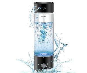 Upgrade Hydrogen Water Bottle, 3Min 2000PPB Hydro Water Bottle Generator- SPE PEM Tech, Filter Chlorine,14oz Portable Hydrohealth Water Bottle Machine, Gift for Husband, Wife, Family, Friends,Travel