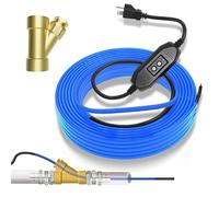 Upgrade In Pipe Heating Cable with Y-Fitting, Self-Regulating Heating Cable Inside Pipe for Easy Installation, 120V 40ft, YeloDeer Freeze Protection for Drinking Water Pipes