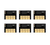 Upgrade Ink Cartridge Chip Compatible With HP730 Compatible With DesignJet T1600 T1600dr T1700 T1700dr T2600 T2600dr Printers(MBK PBK C M Y GY)