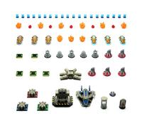 Upgrade Kit for Nemesis Retaliation - 65 Pieces, 3D Tokens, Miniatures and Scenery Parts - Board Game Accessory