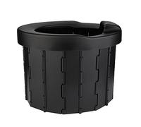 Upgrade Large Cylinder Portable Camping Toilet Long Distance Travel Trash for Adults Child Jams Folding Stool Car Toilet for Adults Travel