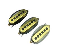 Upgrade Loaded Prewired HSH Pickguard Black Humbucker Pickups set Harness for Guitar Professional Guitar Parts Electric Guitar Loaded Pickguard(1 set pickups)