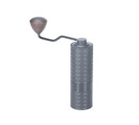 Upgrade Manual Coffee Grinder Professional Stainless Steel Diamond Adjustable Manual Burr Coffee Bean Grinding(Grey)