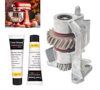 Upgrade Material WP240309-2 240309-2 Worm Drive Gear & Bracket Kit W/Food Grade Grease for Whirlpool Kitchen-aid Mixer 4162100 4162101 4169907 4169941 4170007 4176130 949544