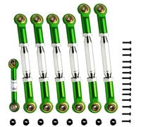 Upgrade Metal Turnbuckles/Camber Link for 1/10 Traxxas Slash 4X4/2WD, Rustler 4X4/2WD, Drag Slash, Nitro Slash/Rustler, Stampede 4X4/2WD VXL, X-01, Bandit/VXL, Bigfoot RC Car(Green)