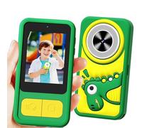 Upgrade Mini Kids Toy Pretend Smart phone, Selfie Phone with 3.0” Touchscreen, for 3-10 Years Old Boys Girls, Green Dinosaur