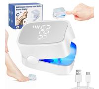 Upgrade Nail Fungus Laser Device, Nail Fungus Cold Laser Therapy, Laser Nail Fungus with Time Display, Rechargeable Cold Laser Therapy, Laser Device Against Nail Fungus, for Fingers and Toenails