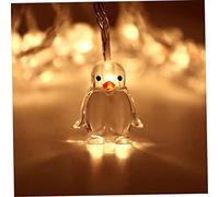 Upgrade Penguin String Lights, Penguin Animal Shape String Lamp 10 LED 1.65M Ambience Decoration for Party, Christmas, Halloween| Animal Lights