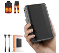 Upgrade Power Bank for Heating Vest - 7.4V 2A 20000mAh DC Output Rechargeable Battery for ORORO and Venustas Heating Jackets Vests Pants Underwear with DC Plug Adapter and Charging Accessories
