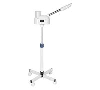 Upgrade Professional LCD Facial Steamer with Hot Mist, Esthetician Steamer for Salon Spa & Home, Stand Facial Steamer On Wheels, 33.8oz Large Upper Inlet Cup & 50s Fast Heating