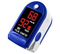 UPGRADE Pulse Oximeter - Oxygen Monitor Finger for Adults and Child Heart-Rate - Monitor Kit with Large Clear LED Display