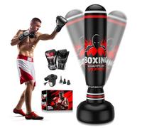 Upgrade Punching Bag for Kids, 67" Stable Kids Boxing Set with Gloves and Air Pump, Premium Punch Bag Toy,Christmas Birthday Gifts for Boys & Girls Age 3-12 for Practicing Karate,Taekwondo,MMA