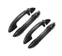 Upgrade Real Carbon Fiber Compatible for Passat CC 2010-2018 Magotan 2007-2016 Car Exterior Door Handle Covers Trim Catch Cap Stickers(4D Without Sensor)