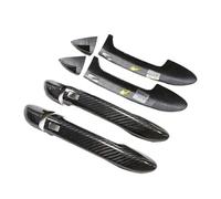 Upgrade Real Carbon Fiber Compatible for Passat CC 2010-2018 Magotan 2007-2016 Car Exterior Door Handle Covers Trim Catch Cap Stickers(4D with Sensor)