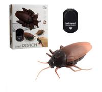Upgrade Remote Control Spider Toy Electric Sensor RC Realistic Fast Flexible Moving Fake Joke Scary Trick Prank for Pets Cats Dogs Kids Boys Birthday Gifts (C)