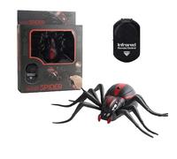 Upgrade Remote Control Spider Toy Electric Sensor RC Realistic Fast Flexible Moving Fake Joke Scary Trick Prank for Pets Cats Dogs Kids Boys Birthday Gifts (spider)