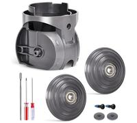 Upgrade Replacement Ball Wheel + Suction Port Adapter for Dyson V10 V11 V15 Torque Drive Floor Brush Replacement Parts, 100W High Torque Vacuum Cleaner Head Accessories