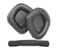 Upgrade Replacement Ear Cushion Headband Earpad Compatible with Corsair Void & Corsair Void Pro Wired & Wireless Gaming Headsets 7.1 Memory Foam Replacement Ear Cups