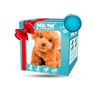Upgrade Robotic Dog, New Realistic AI Robot Puppy That Acts Like a Real Puppy - Walking, Barking, Tail Wagging, Sitting & Running, Electronic Pet Gift with Gift Box BROWN